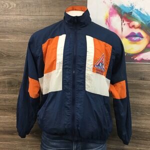 Vintage Sahara Mens National Basketball Coaches Seattle 95 Windbreaker Jacket L